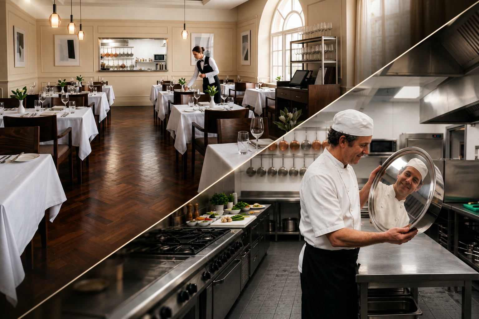 Restaurant and commercial kitchen cleaning in London, TR19 compliant extraction